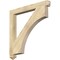 Ekena Millwork Westlake Arts & Crafts Rough Sawn Bracket, Douglas Fir, 4"W x 40"D x 40"H BKT04X40X40WTL03RDF - alternate 1